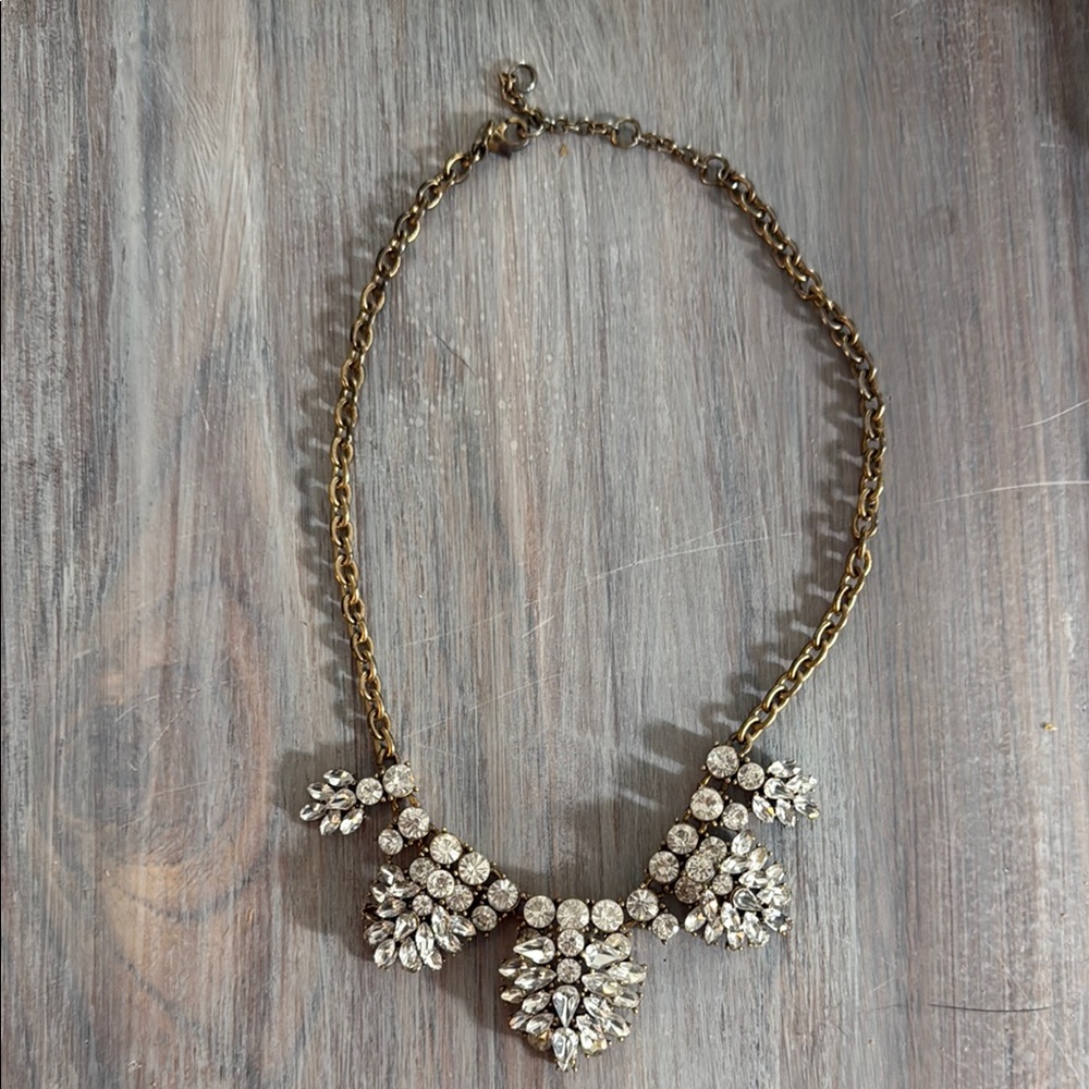 J. Crew Gold and Silver Statement Necklace